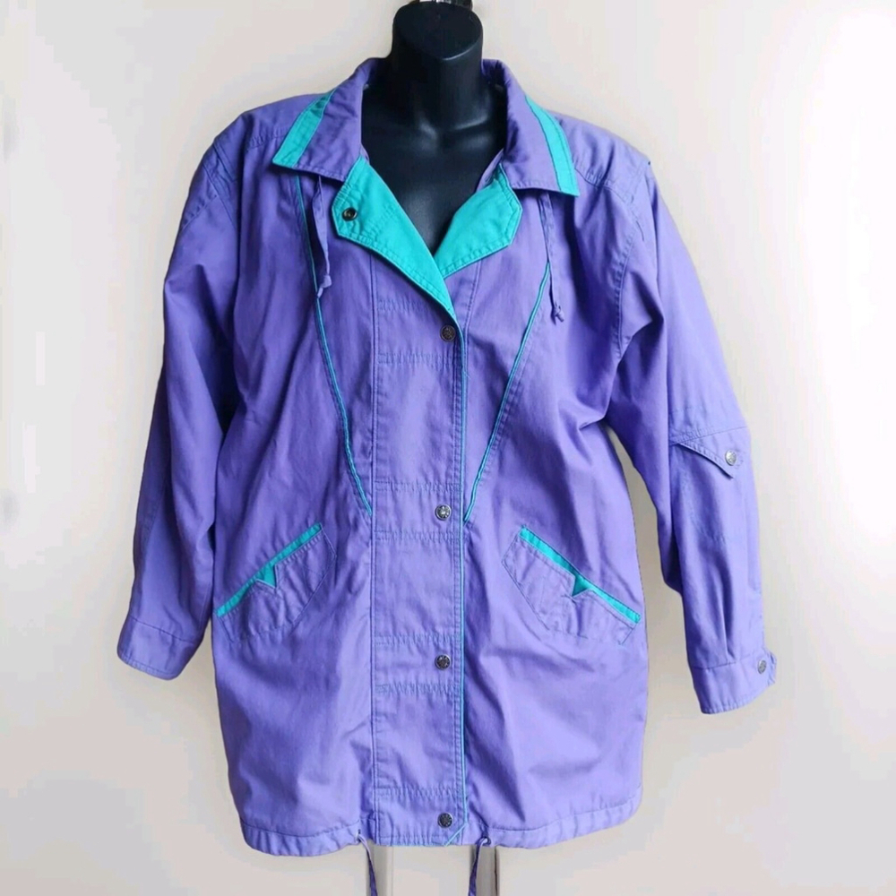 New York Girl Purple Jacket Women's Medium Long Sleeve